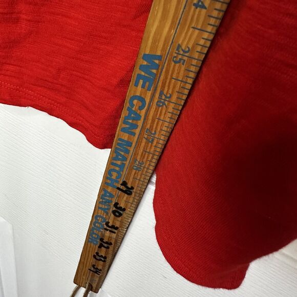 Chico's the Ultimate Tee Women's 3 XL Bright Red Top Lux Quality Pullover Shirt - Picture 4 of 7